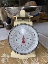 Terraillon Traditional (Vintage Style) Kitchen Scales 5kg Max (Cream & Chrome)