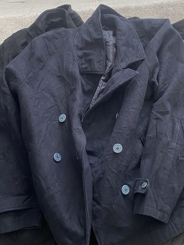 15x wool pea - coats, lot