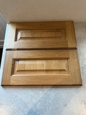 TWO X SOLID OAK KITCHEN DRAWER/ DRAW  FRONTS 500 X 236MM STOCK DZ788