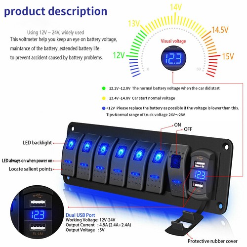 Gang rocker switch - gang,