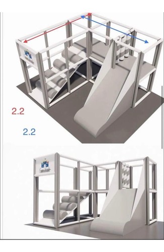 Portable soft play area - area,