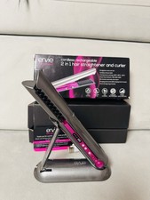 ENVIE Travel Cordless Rechargeable 2 In 1 Hair Straightener and Curler