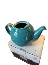 London Pottery 2 Cup Globe Teapot Aqua Blue Ceramic NO LID POT ONLY