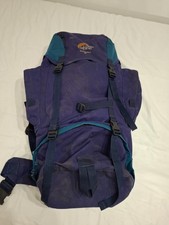 Lowe Alpine Backpacker 65 Purple/Blue Expedition Backpack Internal Frame