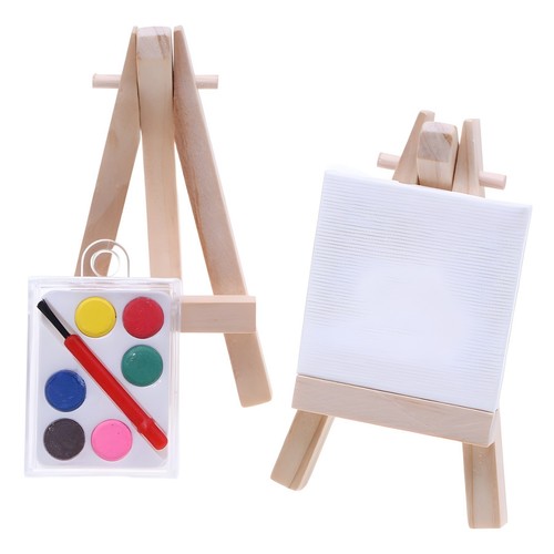 Miniature wooden easel with - easel,
