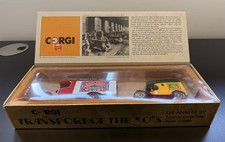 Corgi Transport of the 30s Diecast Set - Thornycroft Bus / Model T Van - Boxed
