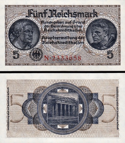 Germany reichsmark 1940 - 5,