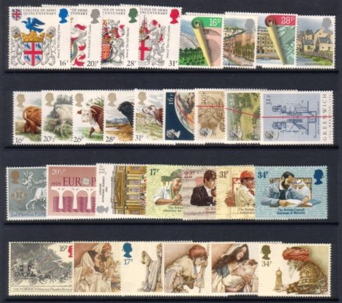 1984 complete commemorative - gb,