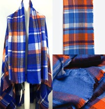 Zara checked scaf large knit