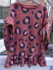 Girl's Pink Sweater Dress - Skater Style - Age 5-6 Years - From F&F @ Tesco