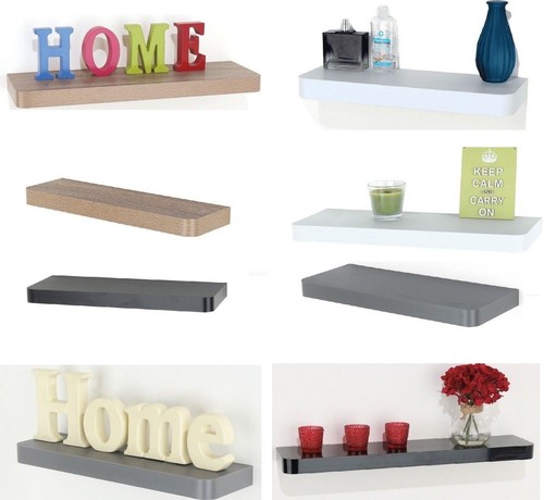 Wooden wall floating shelves - wall,