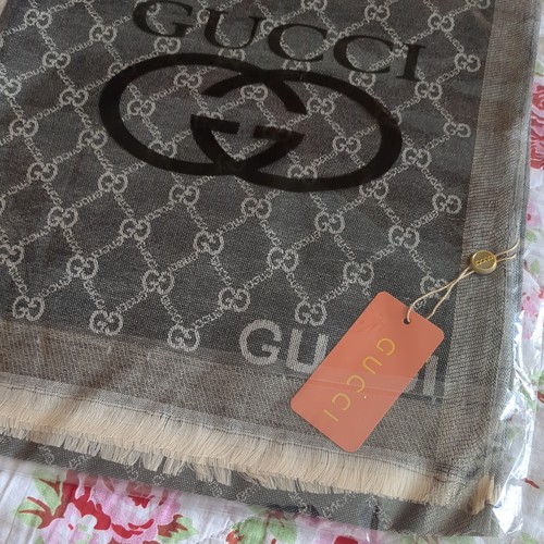 Gucci silk cashmere scarf - silk/cashmere,