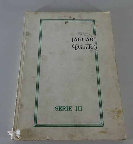 Jaguar daimler workshop manual - jaguar,