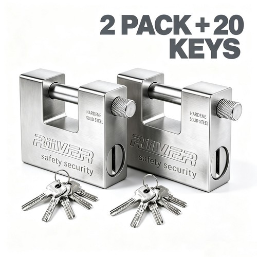 2pcs 94mm heavy duty padlock - 2pcs,