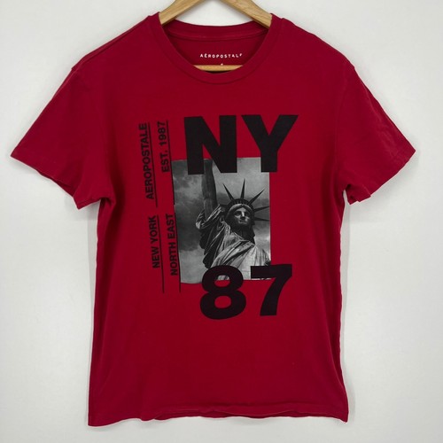 Aeropostale mens red graphic - mens,