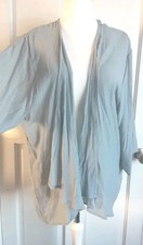 ZANZEA Drape Jacket Light Grey