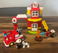 Authentic Lego Duplo Town Fire Station Playset Toys Kids Set Number 10903