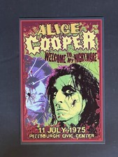 Alice Cooper Post Card Mini