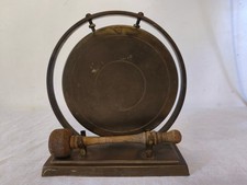 Vintage Brass Metal Gong Small