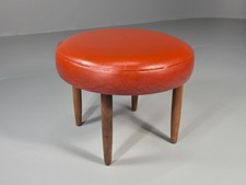Mid Century Circular Footstool