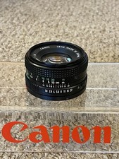 Canon FD 50mm f/1.8 Prime Lens