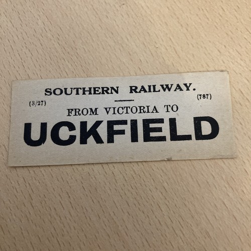 Luggage label - s.,