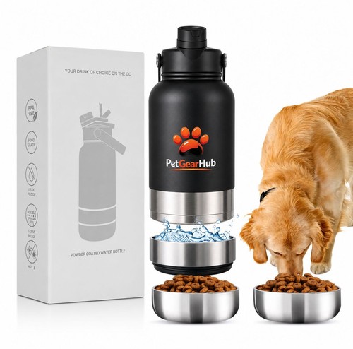 Dog water bottle 32oz - dog,