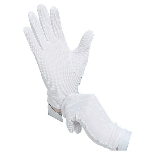 White gloves for parades - white,