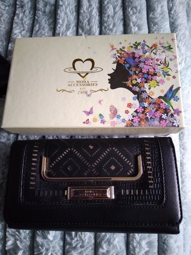 Womens faux leather moda purse - leather,