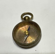 Vintage small brass compass - vintage,