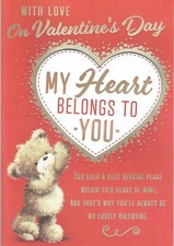 Valentine day card large - card,
