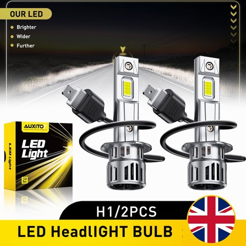 Auxito 2pcs super white led - super, h1