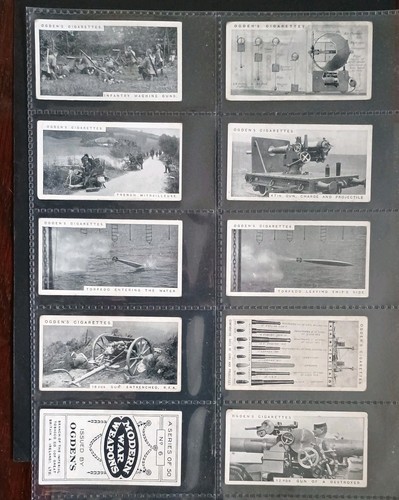 Ogdens full set modern war - set-,