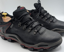Ecco terra VG-TEO dhaka goretex hicking shoes Black/Red UK size 10.5 EU 44