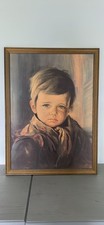 Vintage Bragolin Crying Boy