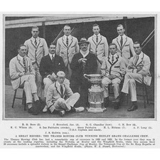 Thames Rowing Club Winning Crew at Henley - Vintage Print 1923