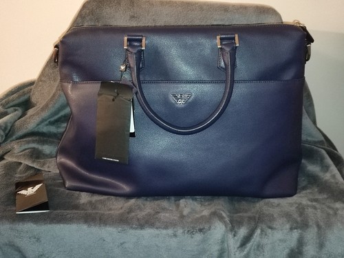 Emporio armani navy - navy, briefcase
