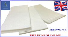 Chiropody Podiatry semi compressed Hapla hypoallergenic felt 2mm Pure wool
