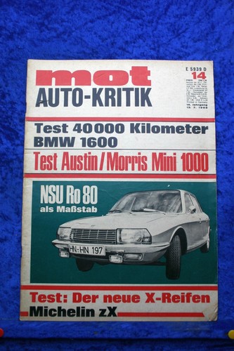 Mot nsu 80 bmw - bmw, 1600