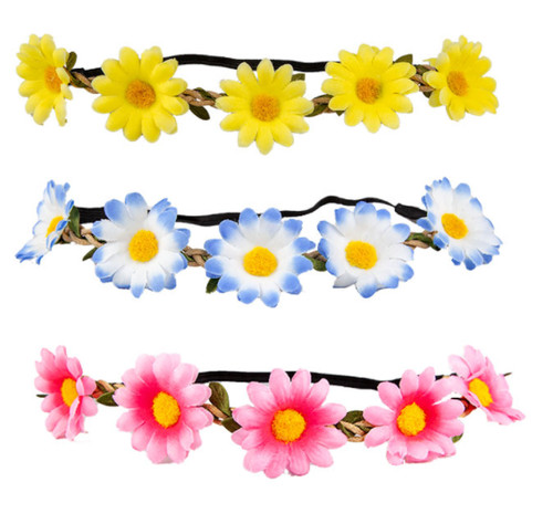 Daisy flower headband - daisy, festival