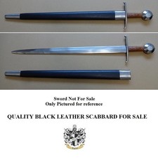 Medieval Scabbard. Black