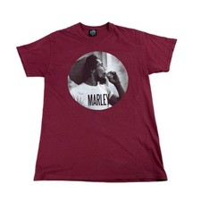 Bob Marley Band T-Shirt Maroon
