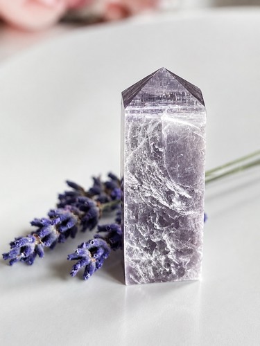 Gem flashy lepidolite mica - gem,