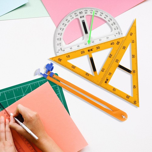 Math geometry rulers large - math,
