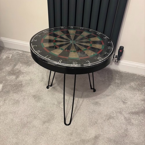 Dartboard coffee table resin - dartboard,