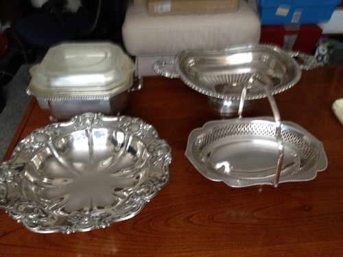 Joblot silverplated - of,