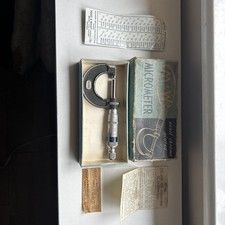 Moore & Wright (Sheffield) Vintage Micrometer0-1” or 0-25mm