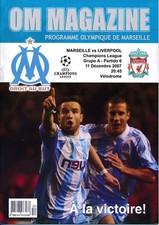 MARSEILLE v Liverpool (UEFA Champions League) 2007/2008 - PIRATE PROGRAMME
