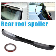 Gloss Black Renault Clio MK4 MK5 Rear Roof Boot Trunk Spoiler Lip Extension Wing