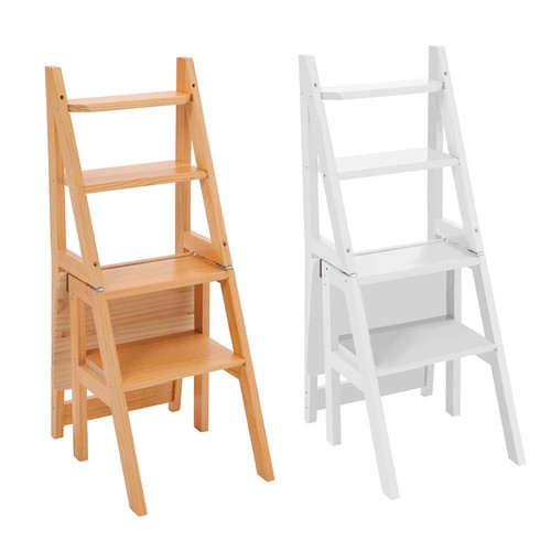 Wooden step ladder - step, chair